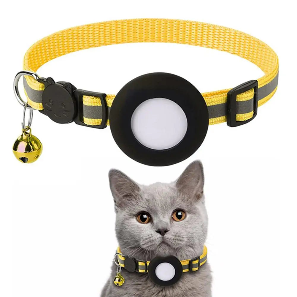 Silicone Anti-Lost Pet Cat Collar For The Apple Airtag Protective Wearable Tracker Anti Lost Positioning Tracker Collar 2024
