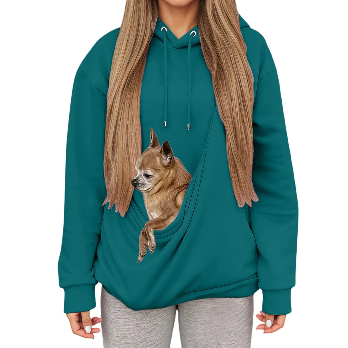 Women'S Hoodie Pet Bag Sports Shirt Pet Cat And Dog Pocket Holder Top Woman Clothing Tops For Woman Ropa De Invierno Mujer