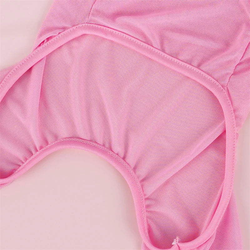 Bear Pajamas Summer Mesh Small Large Dog Clothes Jumpsuit Pink Blue Purple Yellow Pet Onesie For Small Big Dogs Labrador XS-4XL