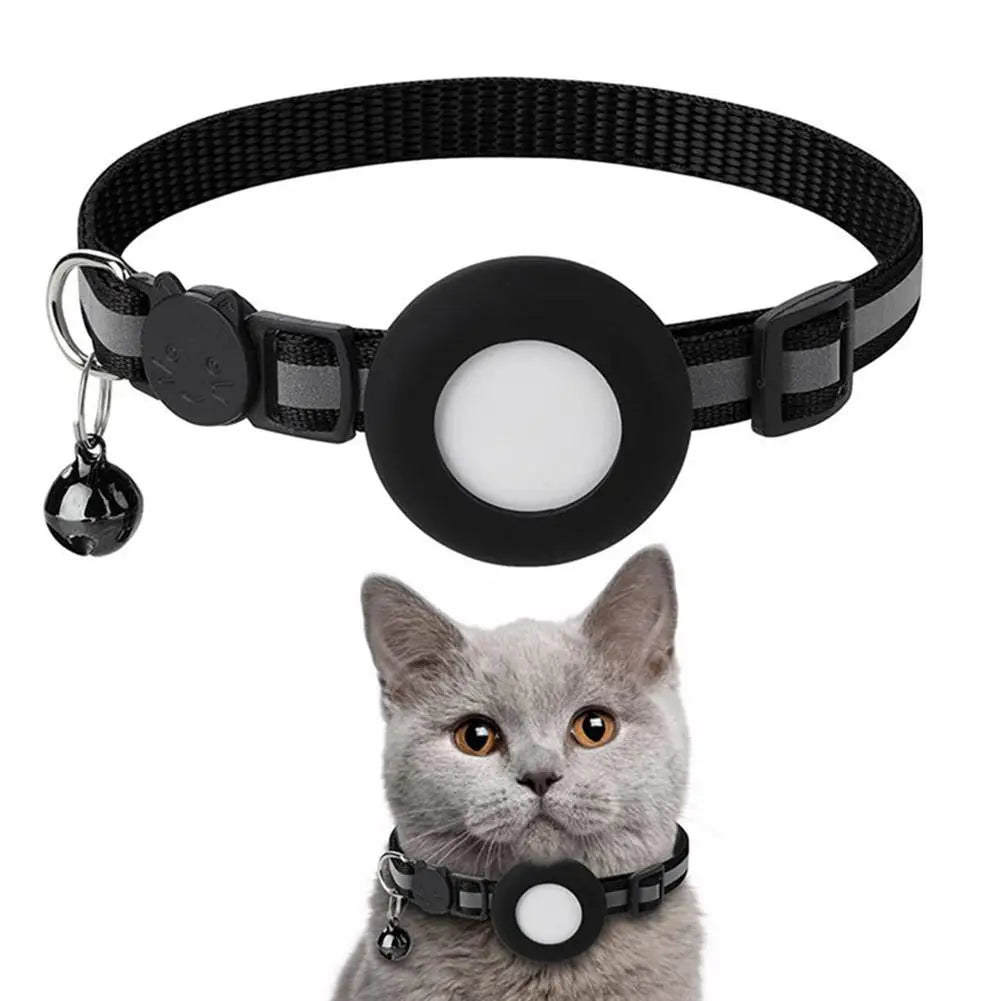 Silicone Anti-Lost Pet Cat Collar For The Apple Airtag Protective Wearable Tracker Anti Lost Positioning Tracker Collar 2024