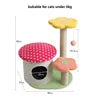 Eco Friendly Christmas Tall 4-Level Cat Condo Multiple Entry Points Hidden Caves Sisal Covered Posts Plush Padded Resting Areas