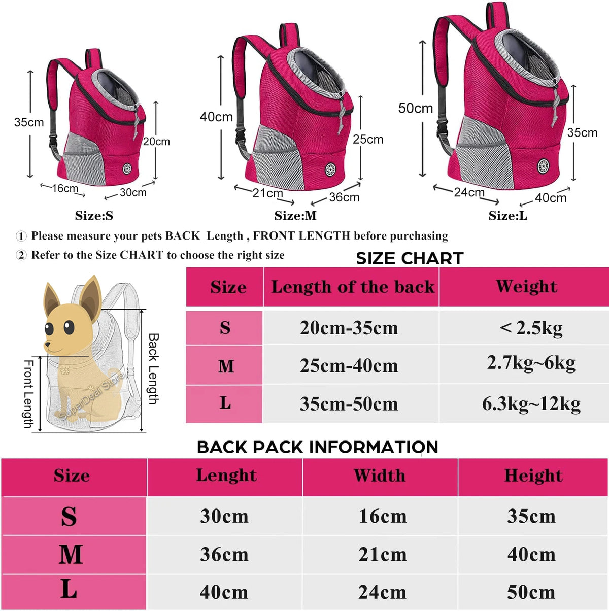 Pet Dog Carrier Bag Carrier For Dogs Backpack Out Double Shoulder Portable Travel Backpack Outdoor Pet Carrier Bag Travel Set