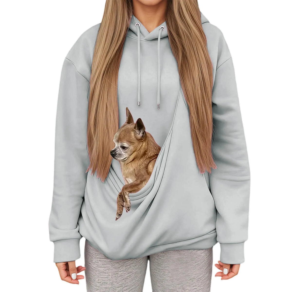 Women'S Hoodie Pet Bag Sports Shirt Pet Cat And Dog Pocket Holder Top  Woman Clothing Tops For Woman Ropa De Invierno Mujer