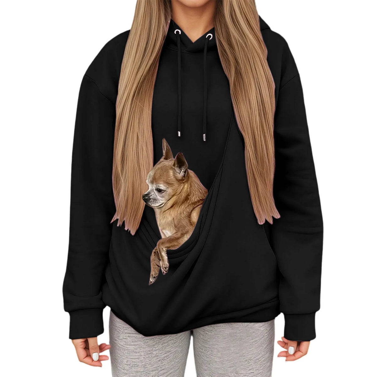 Women'S Hoodie Pet Bag Sports Shirt Pet Cat And Dog Pocket Holder Top  Woman Clothing Tops For Woman Ropa De Invierno Mujer