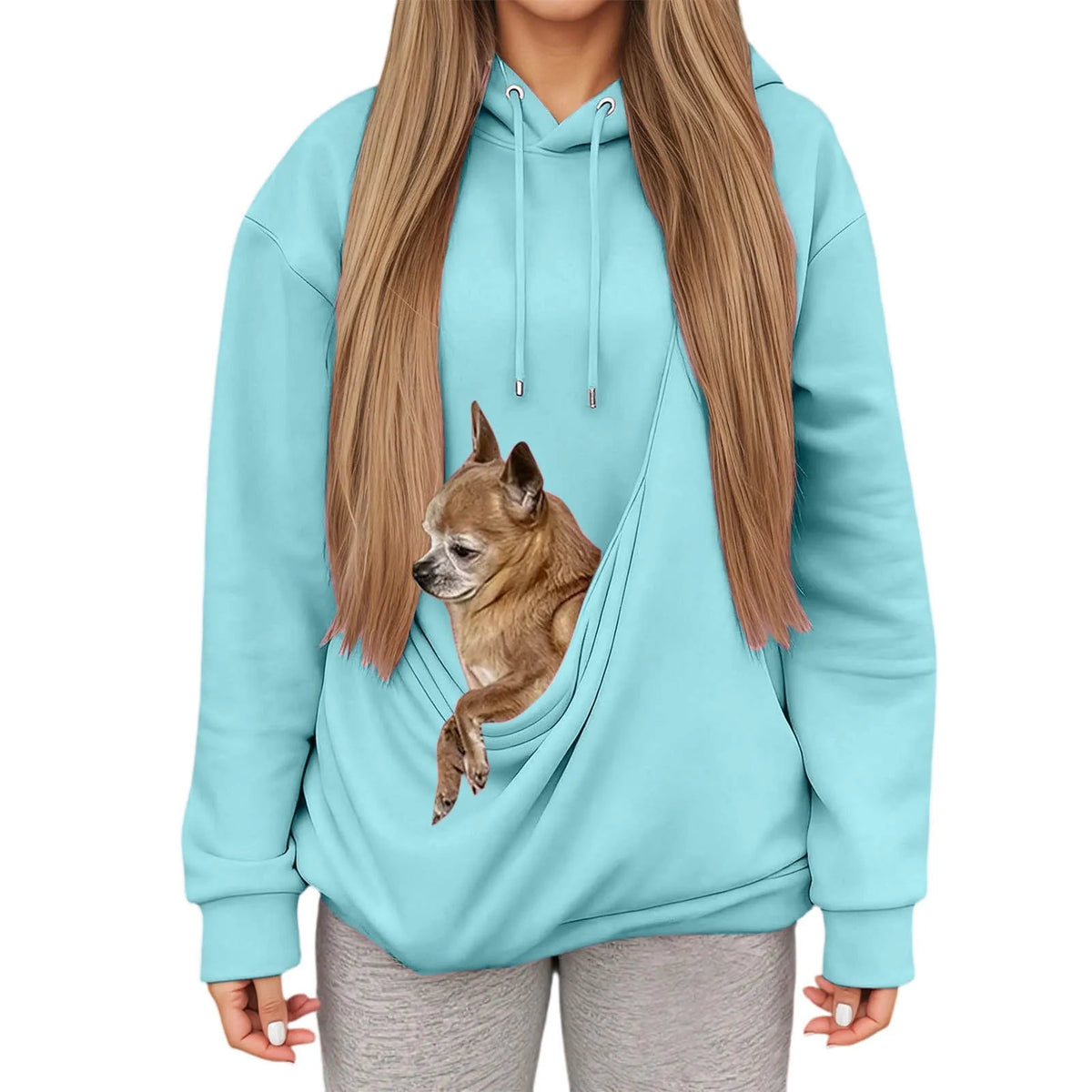 Women'S Hoodie Pet Bag Sports Shirt Pet Cat And Dog Pocket Holder Top  Woman Clothing Tops For Woman Ropa De Invierno Mujer