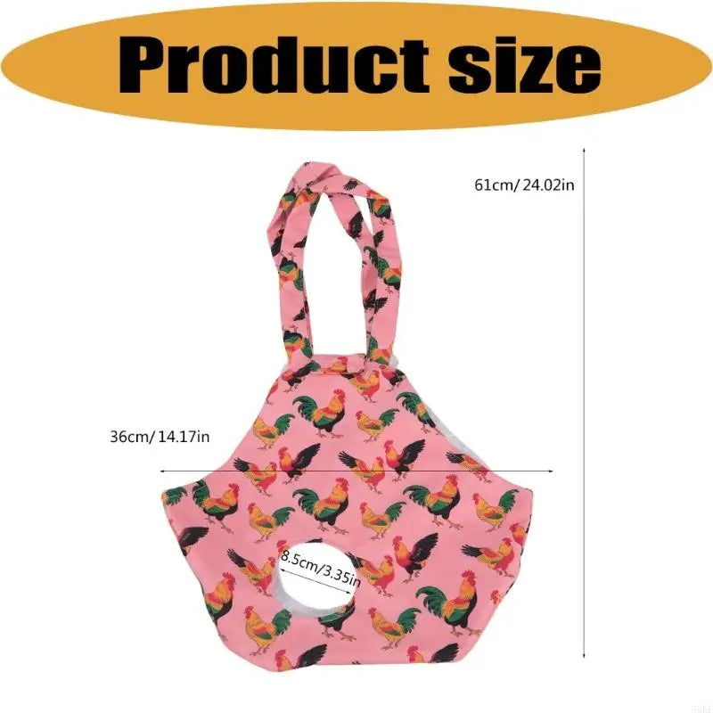 Chicken Harness Handbag Small Animal Chicken Transport Travel Driving 55KF