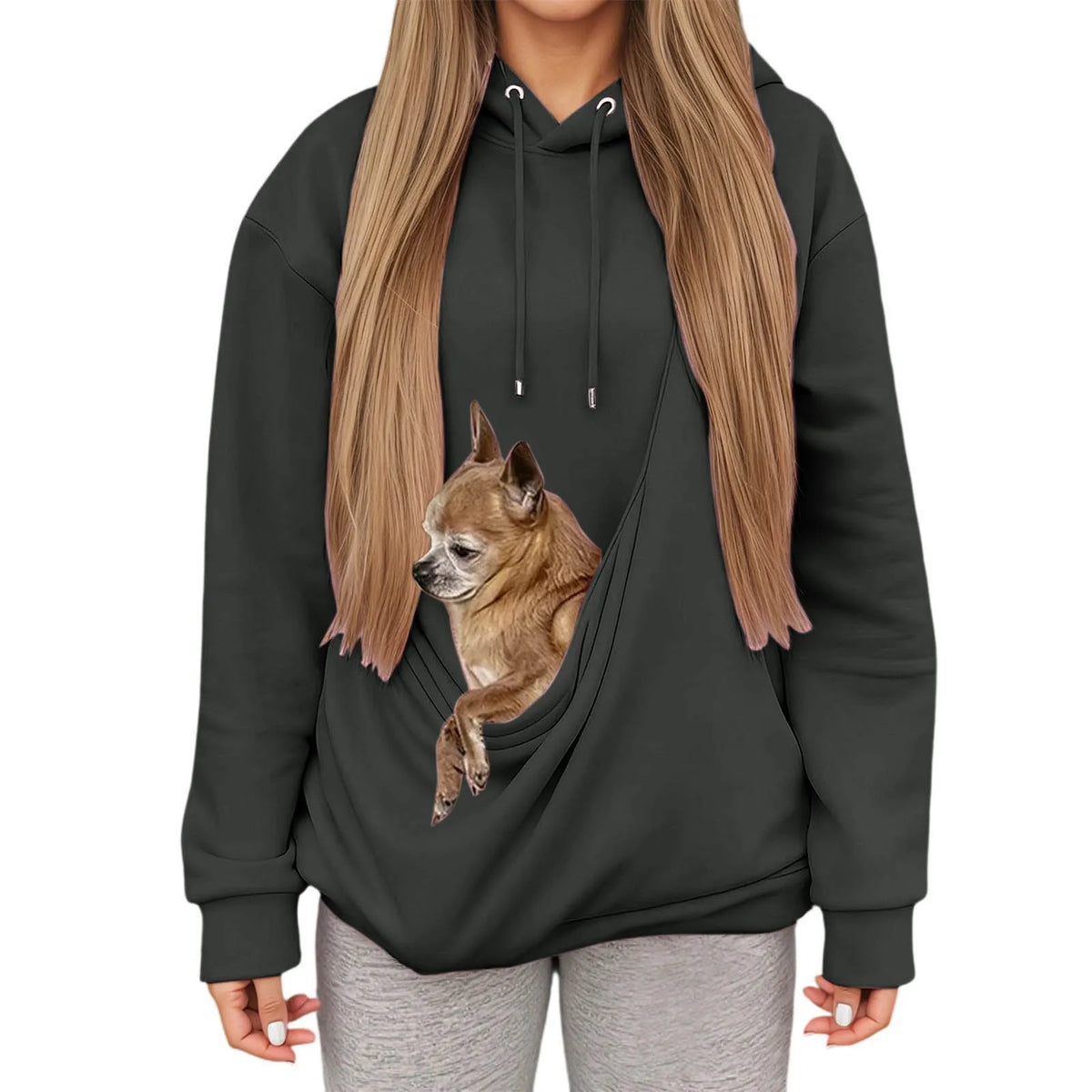 Women'S Hoodie Pet Bag Sports Shirt Pet Cat And Dog Pocket Holder Top  Woman Clothing Tops For Woman Ropa De Invierno Mujer