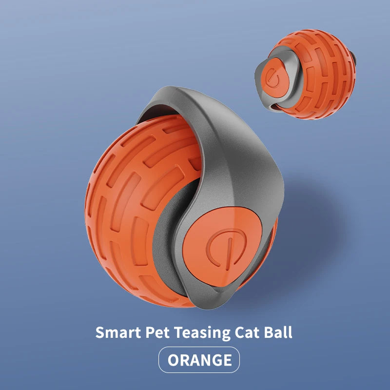 Speedy Tail 2.0 Interactive Cat Toy Rechargeable Smart Electric Rolling Ball with 2 Modes Automatic Simulated Tail for Cats