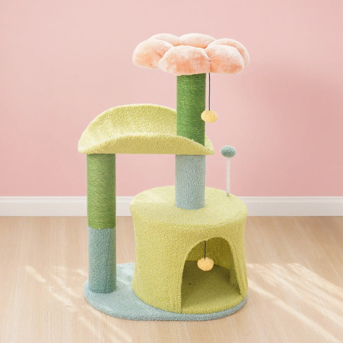 High Quality Cat Tree Tower Reliable Pet Toys Encouraging Healthy Exercise Durable Sisal Material Cute Style Carton Packing