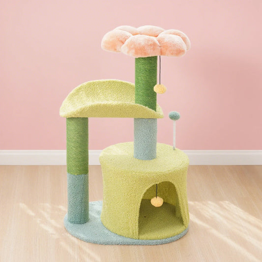 High Quality Cat Tree Tower Reliable Pet Toys Encouraging Healthy Exercise Durable Sisal Material Cute Style Carton Packing