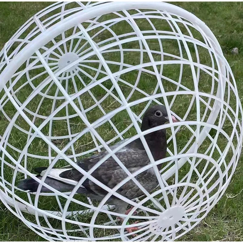 Chicken Balls Cage Outdoor Walkable Rolling Cage Portable Ventilated Chicken Ball Cage Chicken Tunnels for Outside Backyard Farm