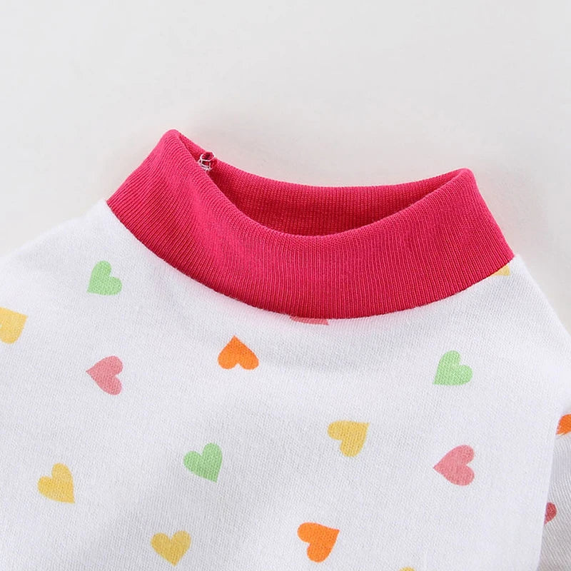 Dog Jumpsuit Fashion Spring Pet Dog Clothes Cute Print Puppy Pajamas Soft Cat Coverall Warm Kitten Clothing Chihuahua Clothes