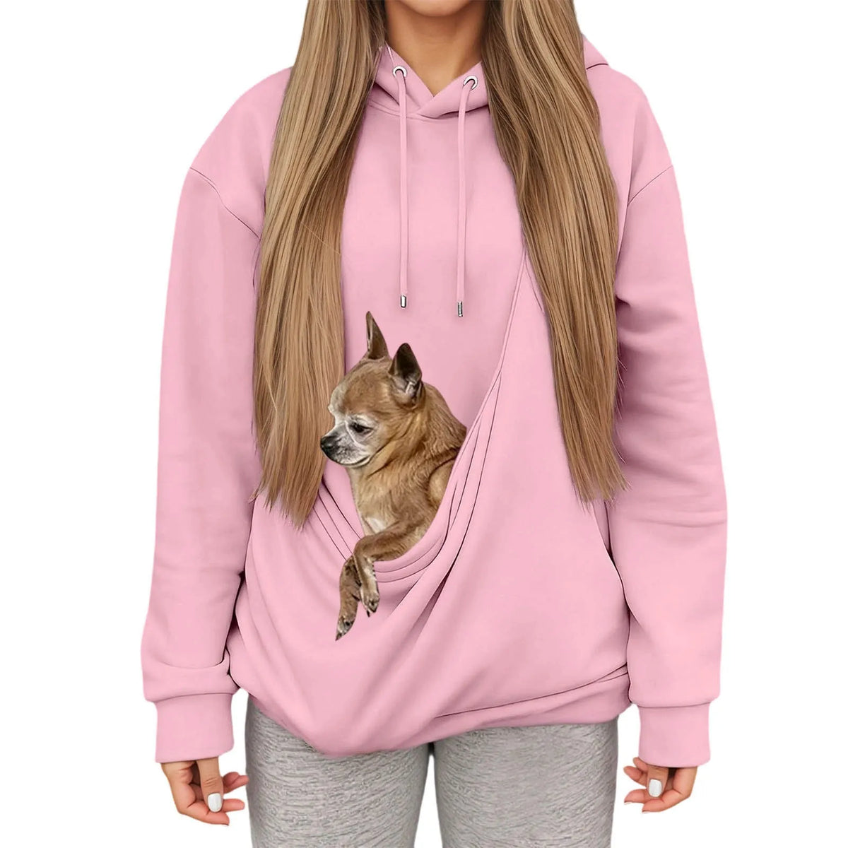 Women'S Hoodie Pet Bag Sports Shirt Pet Cat And Dog Pocket Holder Top  Woman Clothing Tops For Woman Ropa De Invierno Mujer