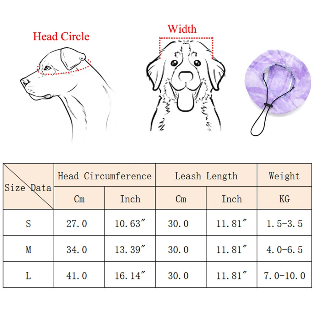 Summer Cat Dog Sunshade Hats Breathable Adjustable Pet Sun Hat for Small Dogs Schnauzer Shih Tzu Puppy Accessories Products